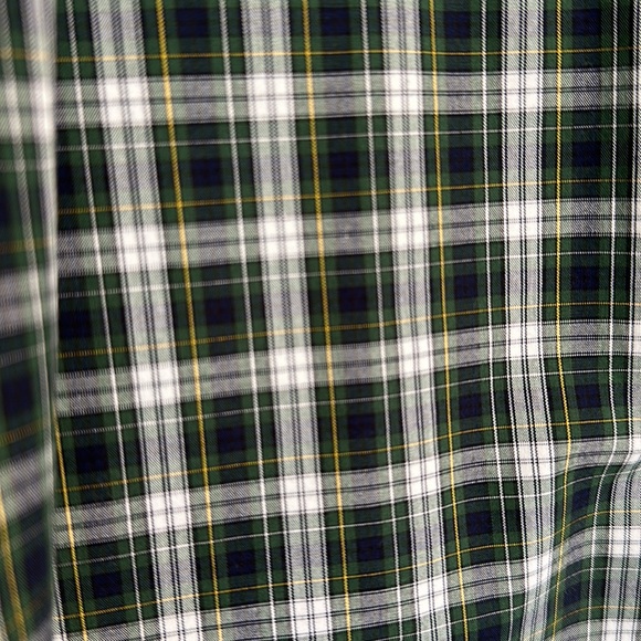 Lands' End Men's No Iron Supima Cotton Size 15.5 x 36T Tailored Fit Dress Shirt - Picture 2 of 5